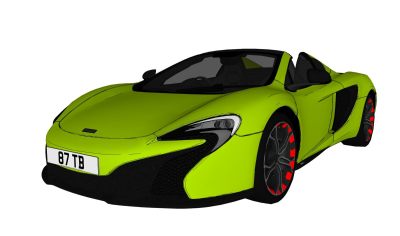 超精细汽车模型 迈凯伦 McLaren_650S